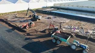 Démontage du sol de culture - De Kwakel - 21 045 m²