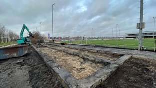 SV TOGB - Sloop voetbaltribune - 210 m²
